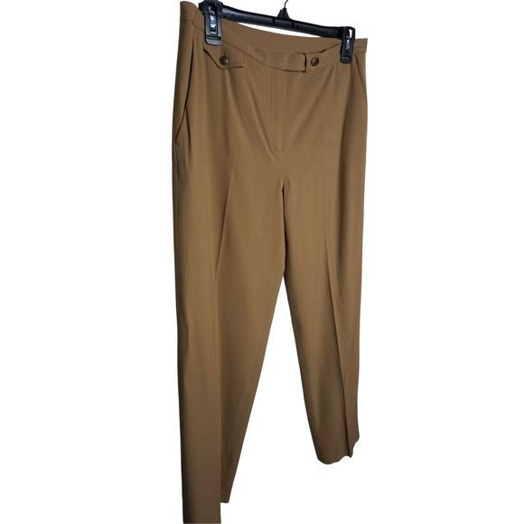 Lauren Ralph Lauren Trouser Straight‎ Leg Pants Tan Wool Blend Sz 10P Women's - Picture 3 of 6